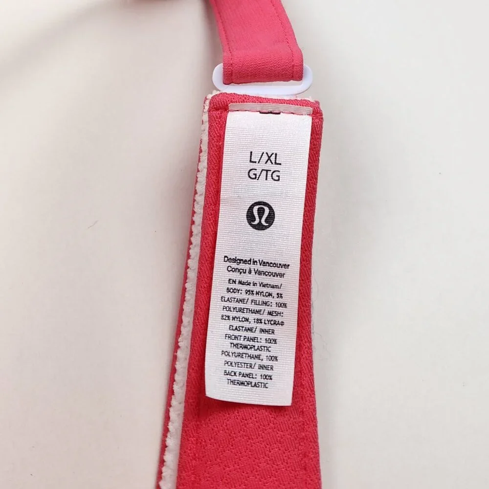 Lululemon Pink Removable Sweatband All-Sport Visor sz L/XL